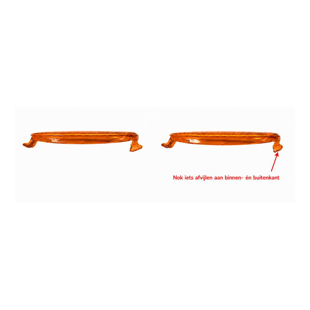 Reflectoren Stuurkap Oranje Gilera Runner 50-180cc