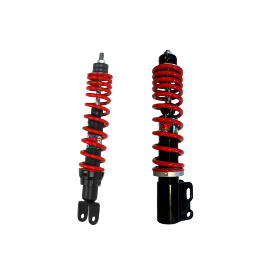 YSS Schokbreker-Bundle Zip Sp / Vespa LX/ S Rot