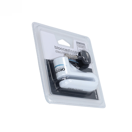 Disc brake lock 5MM White Piaggio Original