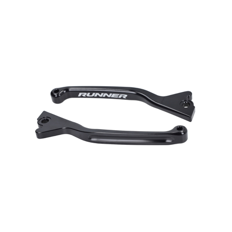 Brake Lever Set Black Fast Arrow Pro CNC Dual Disc Gilera Runner 50-180cc 2 Stroke