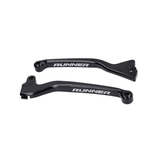 Brake Lever Set Black Fast Arrow Pro CNC Single Disc Gilera Runner 50-180cc 2 Stroke