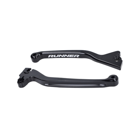 Bremhebel-Set Schwarz Fast Arrow Pro CNC Einzelscheibe Gilera Runner 50-180cc 2 Takt