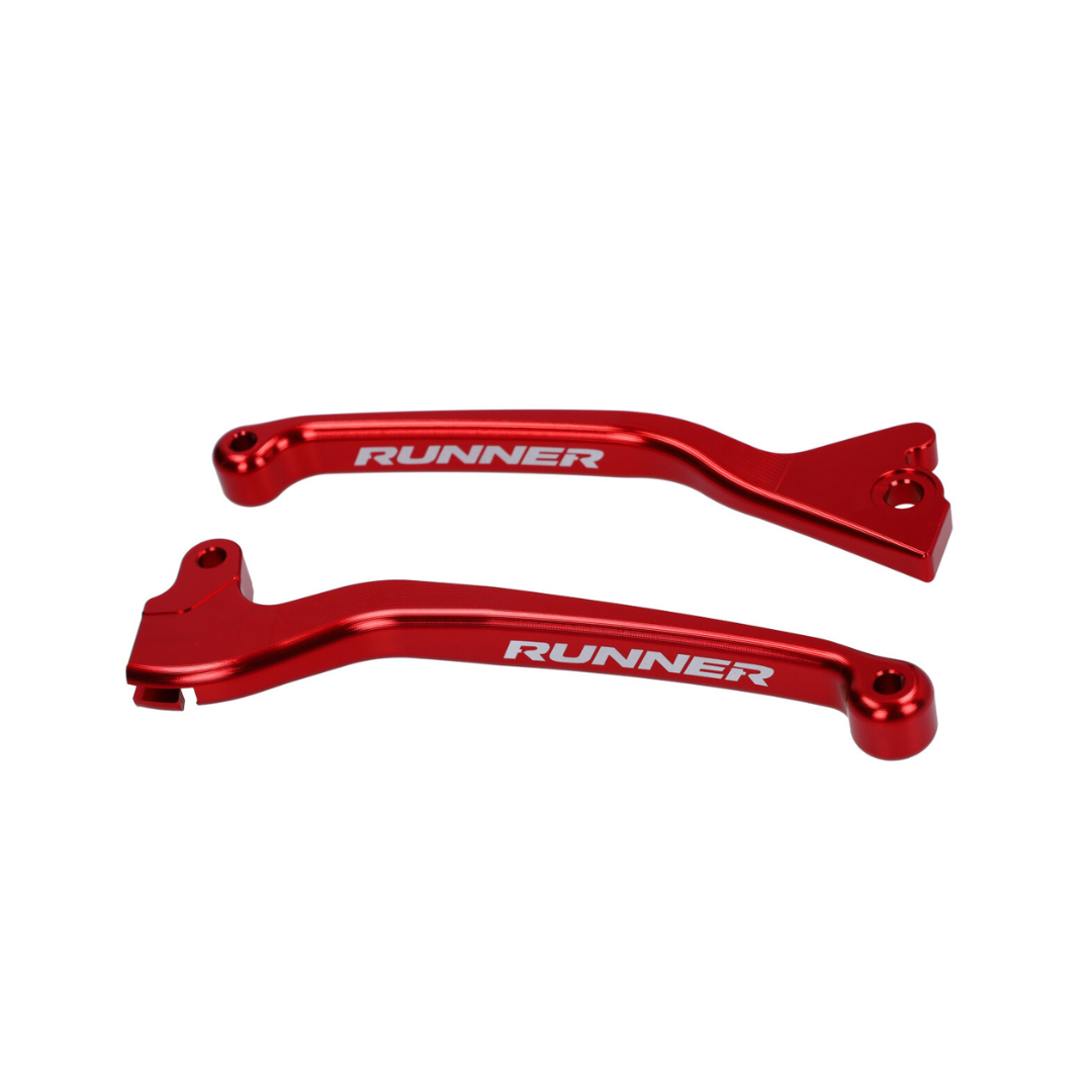 Bremhebelsatz Rot Fast Arrow Pro CNC Einzelscheibe Gilera Runner 50-180cc 2-Takt