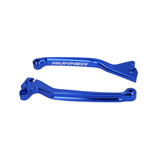 Blaue Fast Arrow Pro CNC Bremshebel-Set für Einzel-Scheibe Gilera Runner 50-180cc 2 Takt