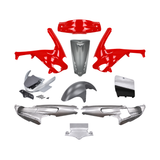 Kappenset Origineel Model Rood / Zilver Gilera Runner SP Pro 50-180cc 2 Takt