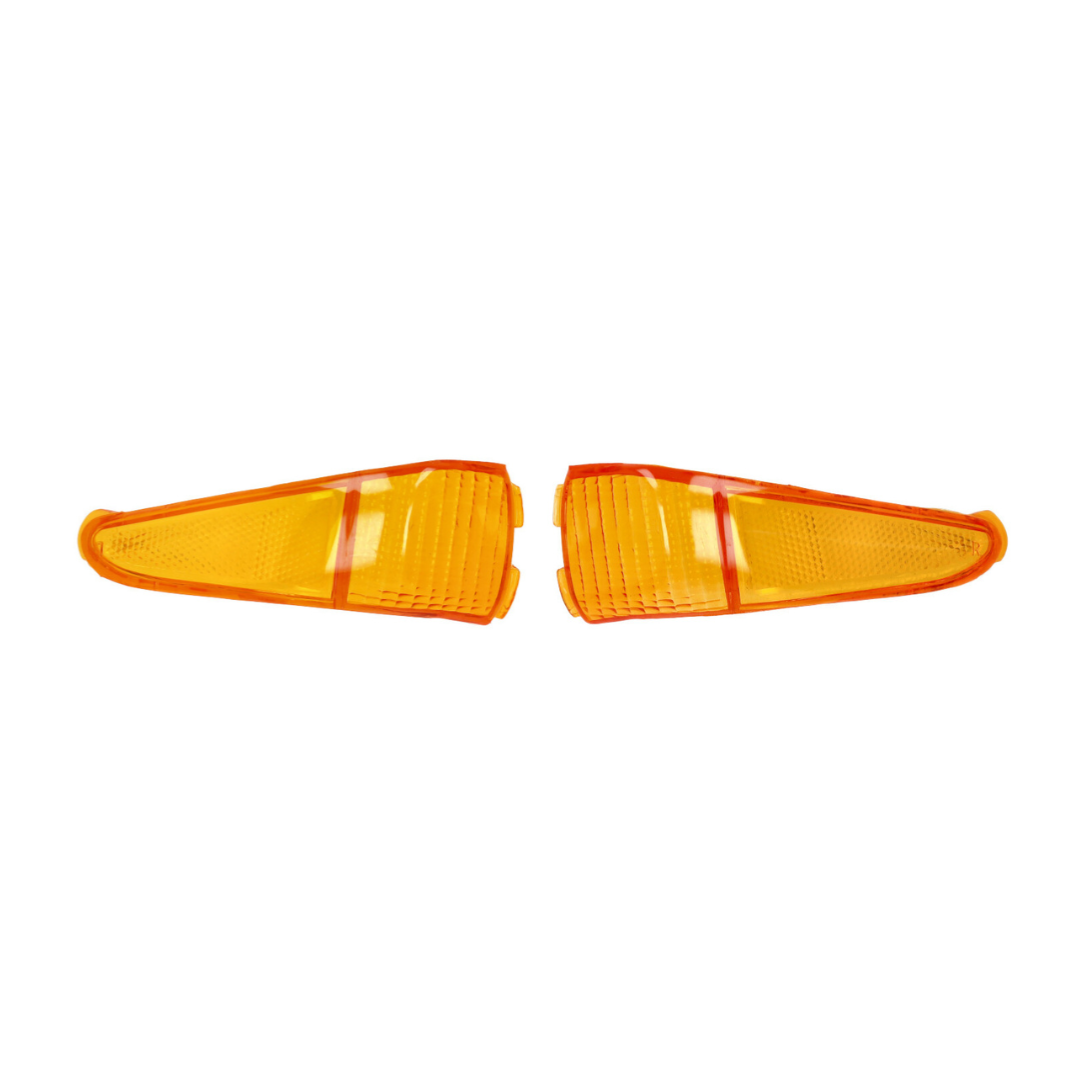 Knipperlichtglas Set Achterkant Oranje Gilera Runner