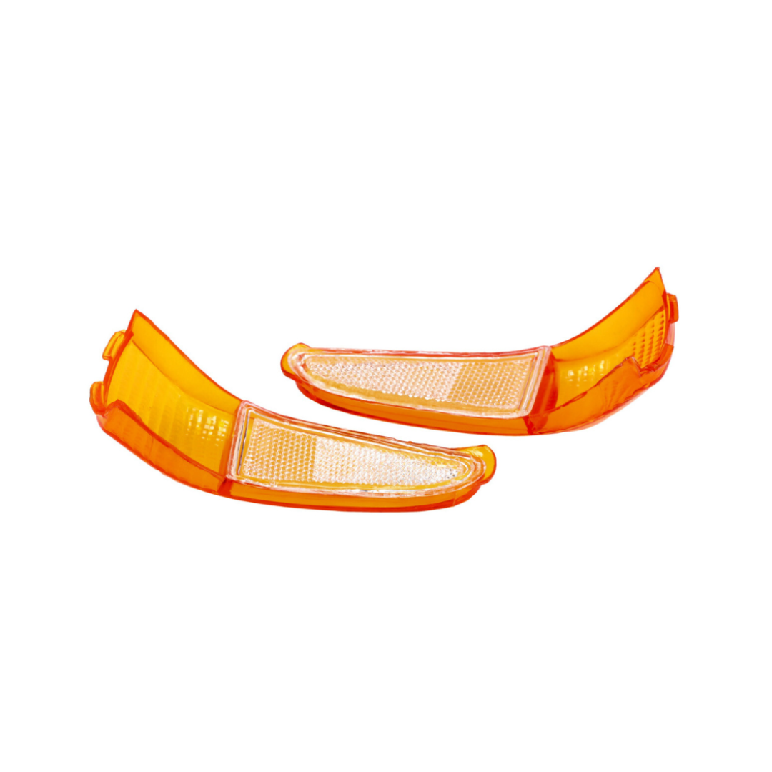 Knipperlichtglas Set Achterkant Oranje Gilera Runner