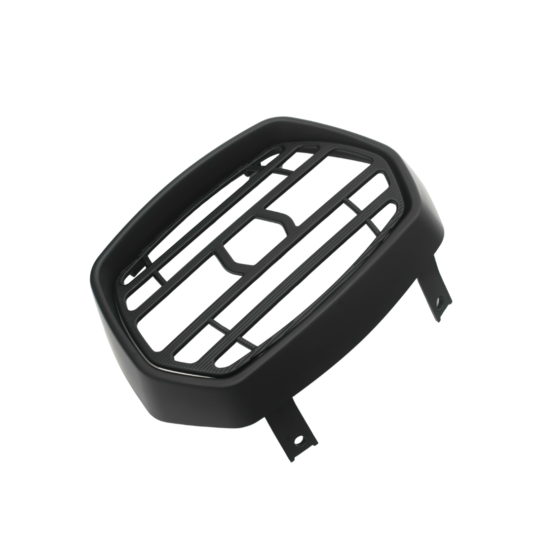 Matte Black Headlamp Rim with Grill Vespa Sprint