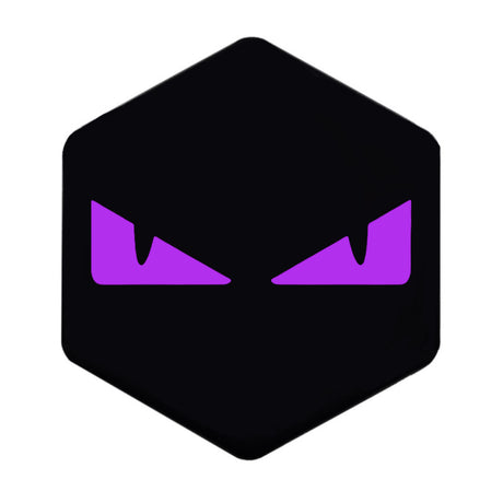 3D Front Cap Logo/Sticker Evil Eyes Zip