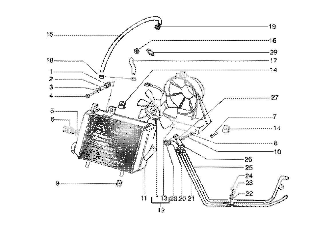 Gilera Runner 180cc FXR 2takt - Koelsysteem