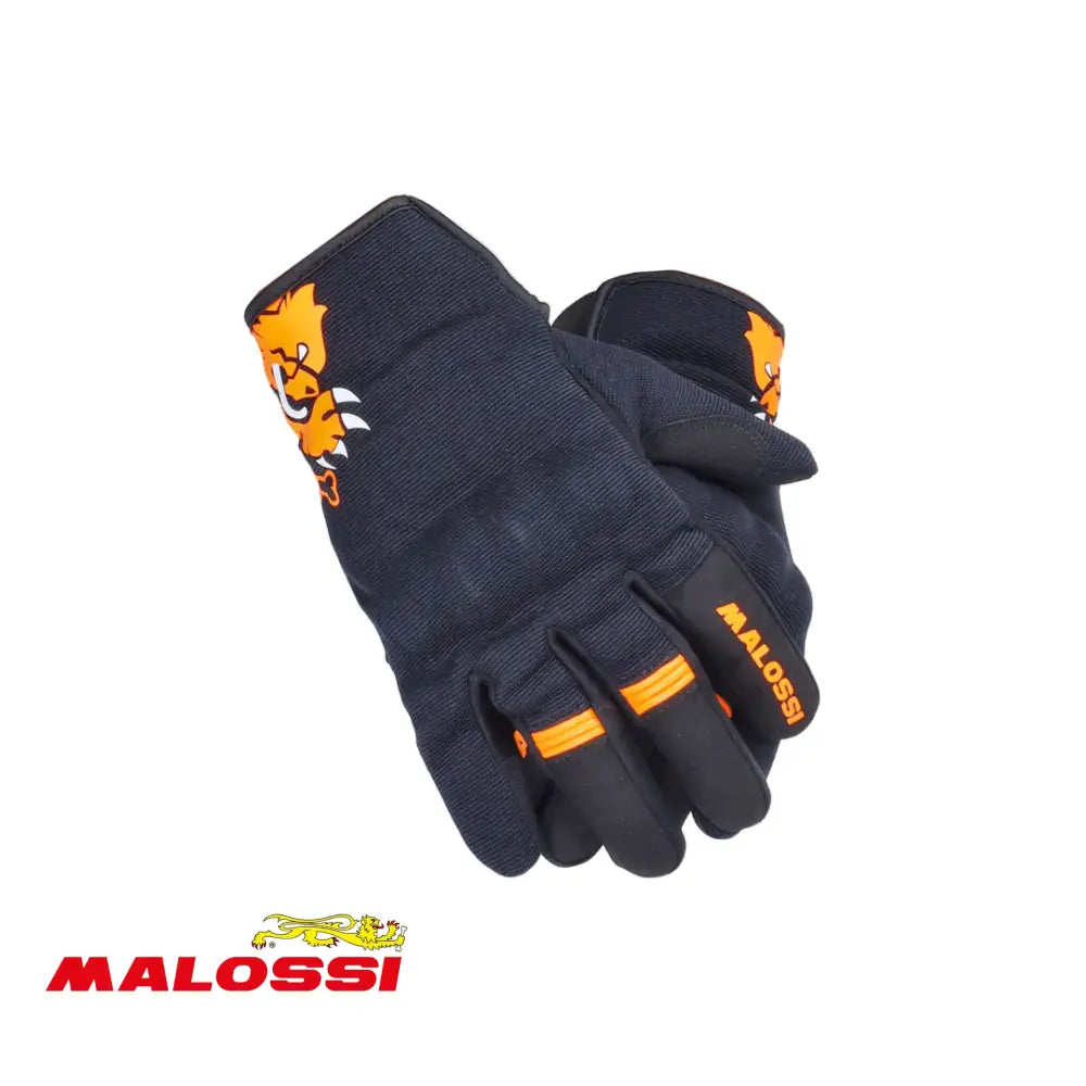 Malossi Handschoenen Zwart/Oranje M