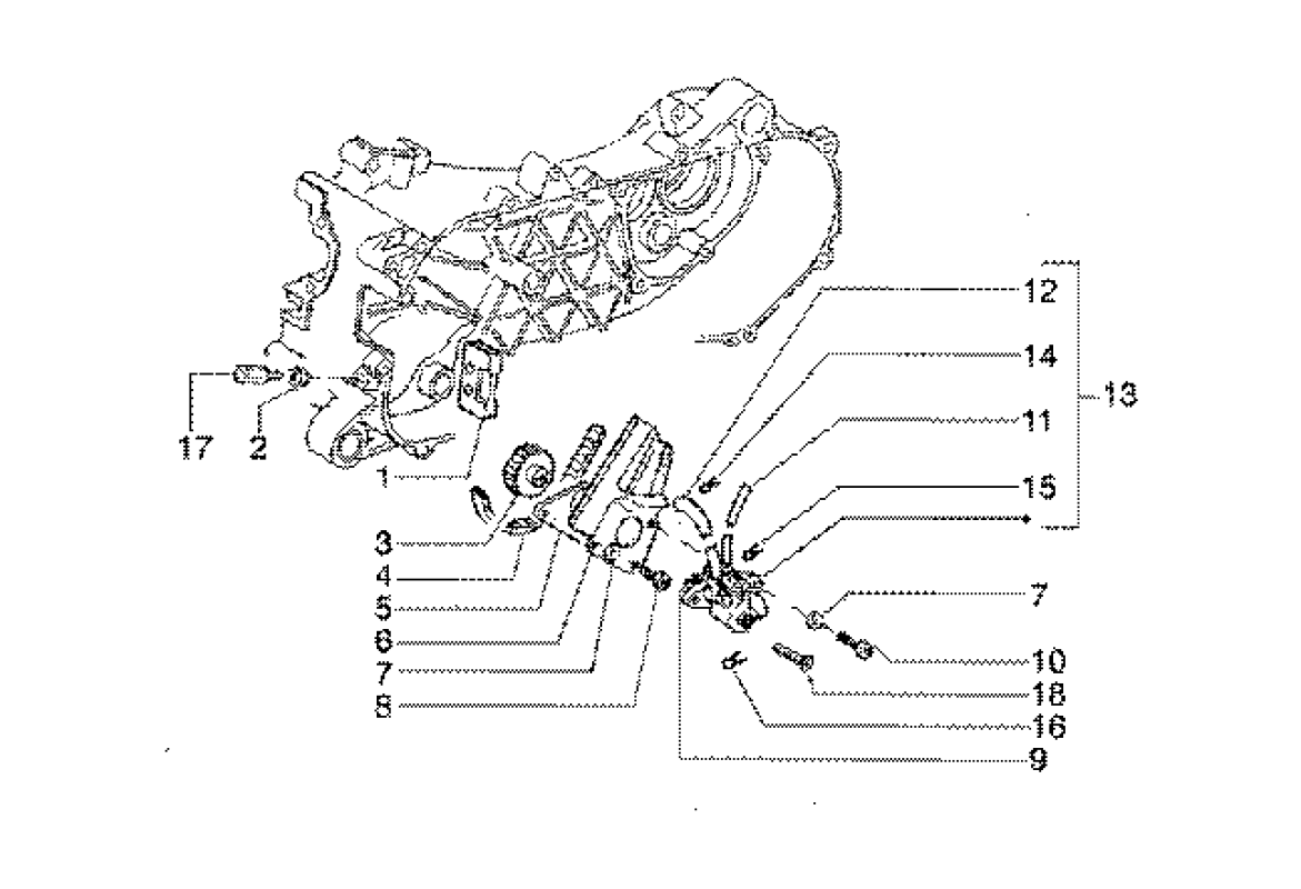 Gilera Runner 180cc FXR 2takt - Oliepomp