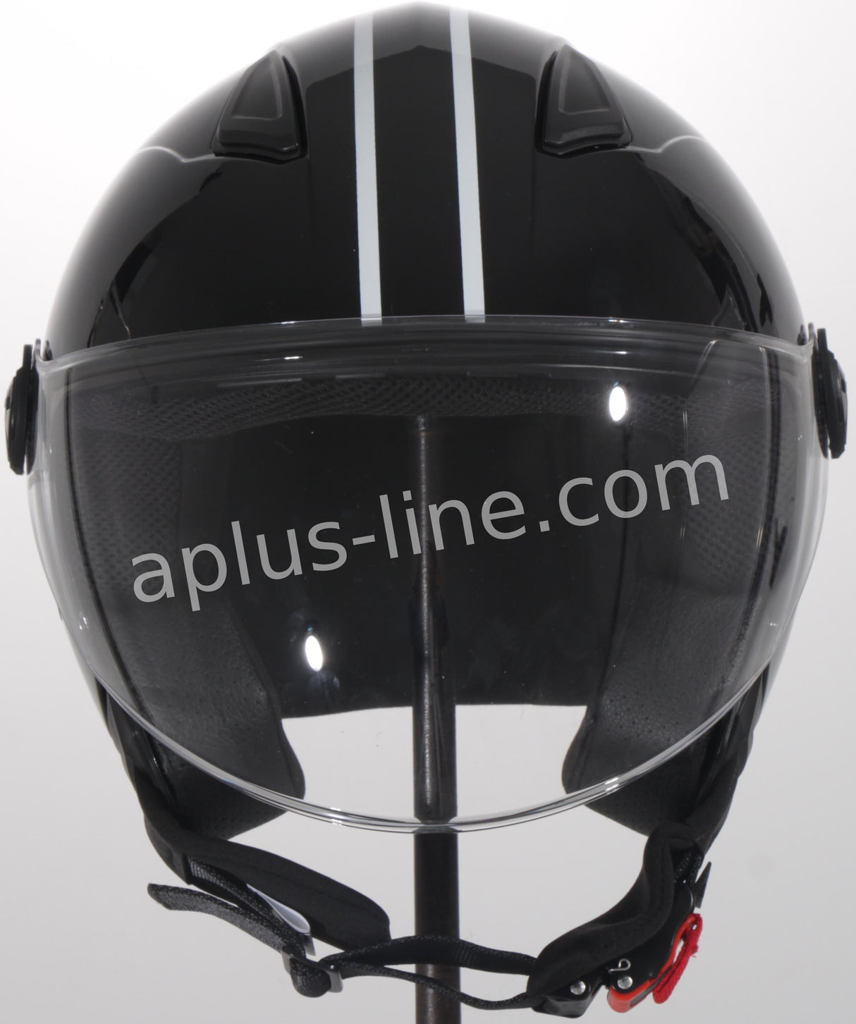 Casque enfant Vito Jet Moda Bambino Gloss Black