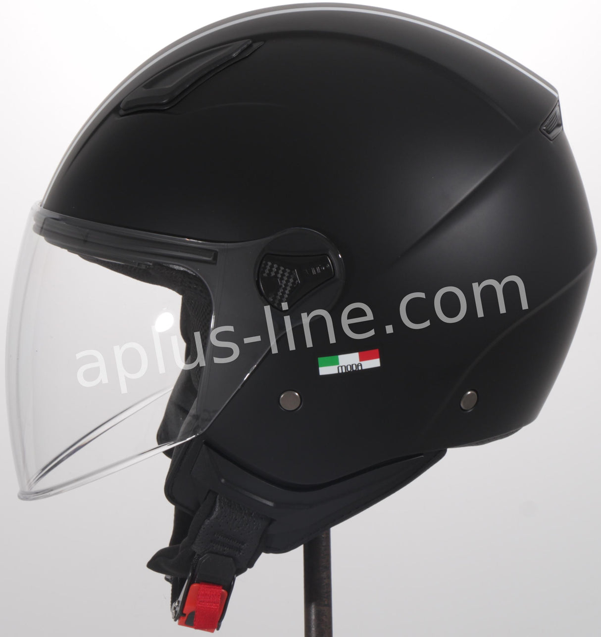 Casque enfant Vito Jet Moda Bambino Noir Mat